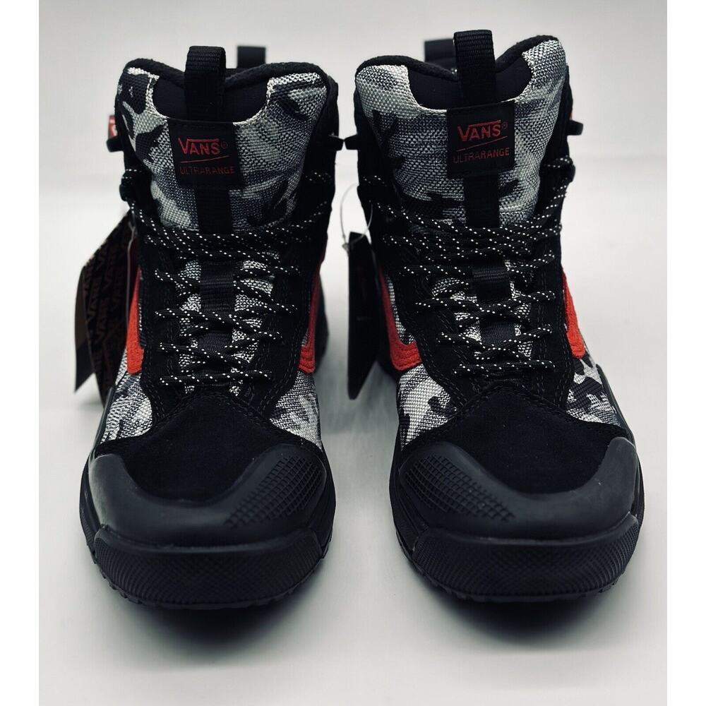 NEW Vans UltraRange Exo Hi MTE-2 Camo Black Red Primaloft 500383 Mens Size Multi - Picture 2 of 7